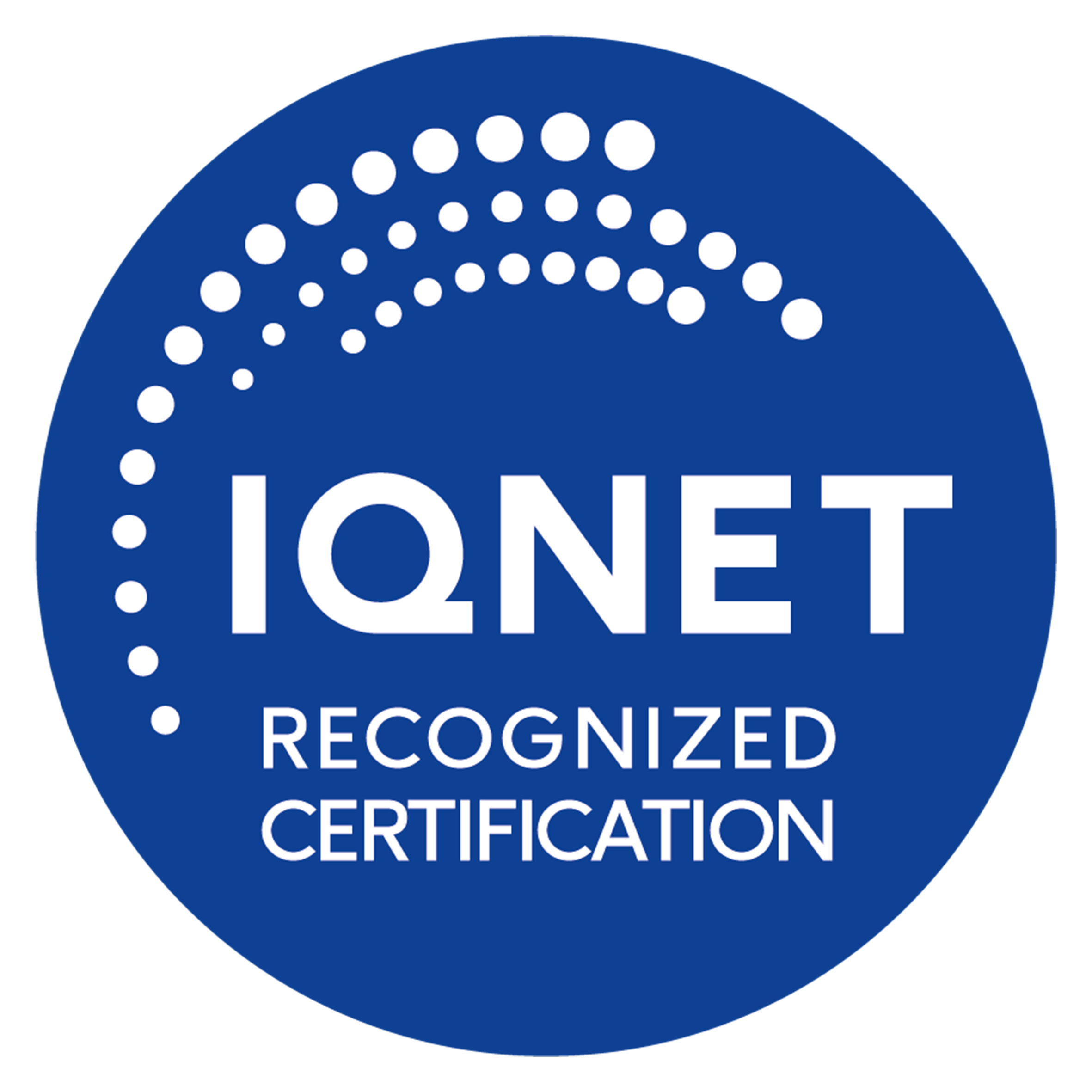 IQNET Recognized Certificate